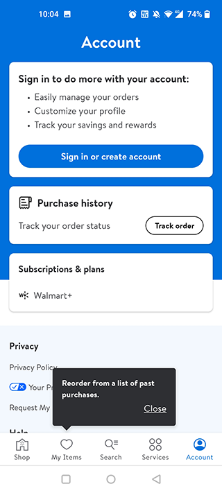 沃尔玛超市网上购物app5