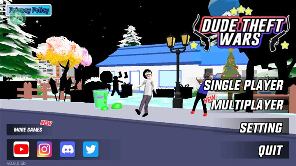 沙盒模拟器盗贼战争2023最新版(Dude Theft Wars)3